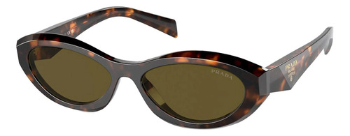 Prada Spr 26z 14l-09z Symbole Square Shape Tortoise