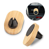 Soporte Magnético Para Móviles Bamboo Automovil Con Adhesivo