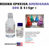 Resina Epoxica Liquida Americana 690 X215gr Joyeria Orgonita