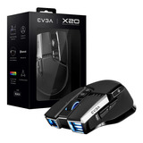 Mouse Gamer Inalambrico Evga X20 16000dpi 10 Botones Black Color Negro