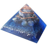 Orgonite Pirâmide Da Tranquilidade 3cm - Quartzo E Sodalita