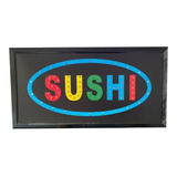 Anuncio Luminoso Sushi Letrero Led Negocio Sushi