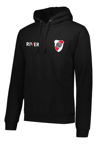 Buzo Negro - River Plate - Unisex Hoodie - Afa Millos Moda