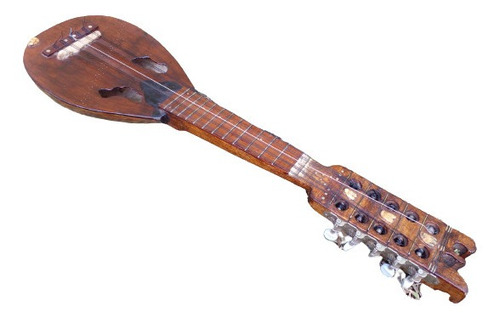 Antiguo Charango Con Incrustaciones En Huesos. 