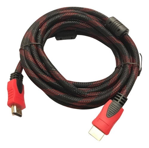 Cable Hdmi 1.5 Metros 1080p Mallado Doble Filtro Blindado