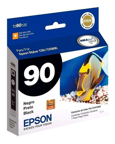 Tinta Epson T090 90n Cx5600 Negro Garantia 12 Meses