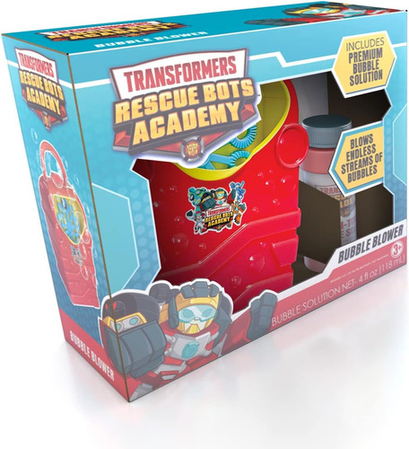 Transformers Rescue Bots Bubble Blowing Machine Para Niños Y