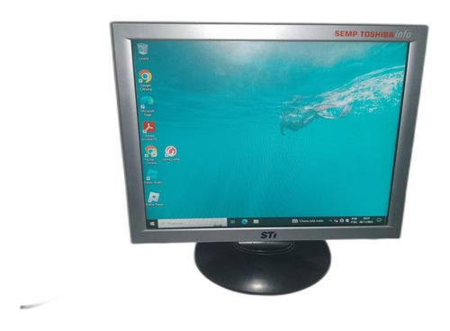 Monitor Semp Toshiba Sti Mlc1520 - Funcionando C/ Detalhes