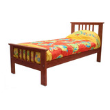 Cama 1 Plaza. P- Colchon De 80-190 Madera Maciza. Mod. Ambar