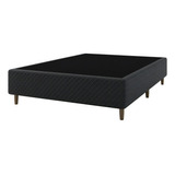 Umaflex Malala Base Cama Box Colchão Casal 138x188cm Preto