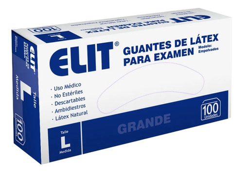 Guantes Elit Empolvados X2 Cajas