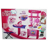 Cocina Infantil Luz Sonid Niña Kitchen Mesa Planchar 018-23