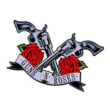 Parche Bordado Pistolas Guns And Roses, Parches De Muisca