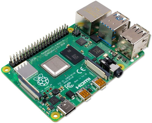 Raspberry Pi 4 Model B 2019 Quad Core 64 Bit Wifi Bt 4gb