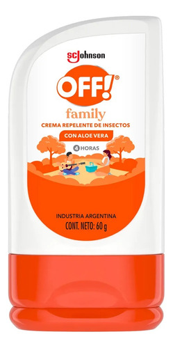 Repelente Off Family En Crema 3 X 60gr Chau Mosquitos