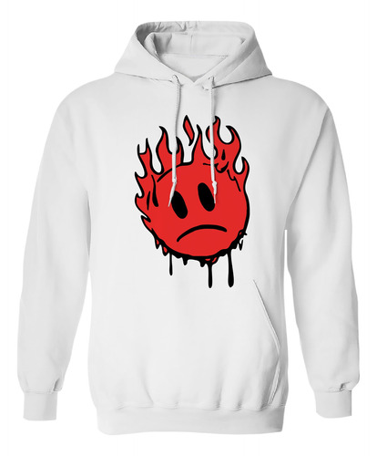 Sudadera Ct Sad Boyz Llamas Rojas 