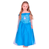 Disfraz Niña Princesa Elsa Frozen Disney Talle 0