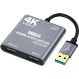 Capturadora De Video Beneve 4k Hdmi Captura De Videojuegos 