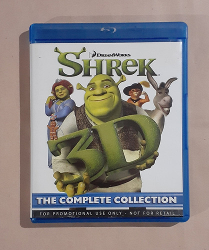 Shrek The Complete 3d Collection - Blu-ray 3d + 2d Original