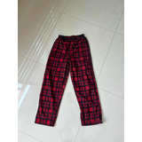 Pantalón Pijama Niño Calvin Klein 10/12 Rojo Y Negro