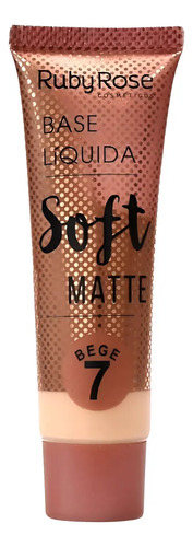 Base Líquida Soft Matte - Escolha Sua Cor - Ruby Rose | MercadoLivre