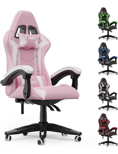 Silla De Oficina Gaming Color Rosa Por Bigzzia