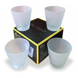 Set De 4 Vaso De Pisco Sour Catedral 270ml Glasso Coctel Color Vidrio