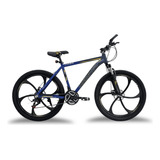 Bicicleta De Montaña Monk Viper Rodada 26 21 Velocidades Color Azul Tamaño Del Cuadro 18