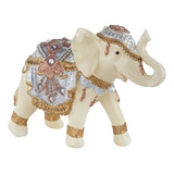 Estatueta Elefante Indiano - Escultura Decorativa Grande