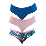 Set De 3 Panties Mujer Color Multicolor 807-50