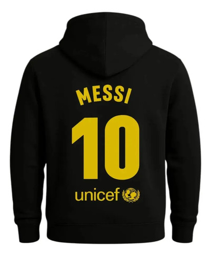 Sudadera Con Barcelona Messi Edición Dorado Premium Hoodie26