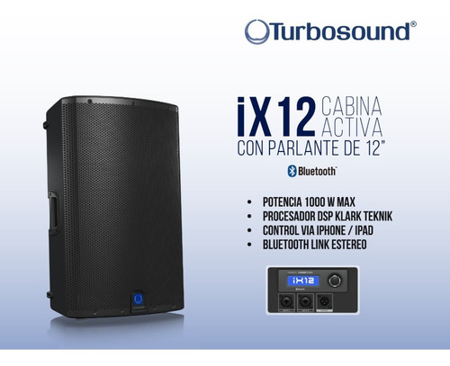 Turbosound Ix12 Cabina Activa 12 Turbo Sound 1000w Clase D
