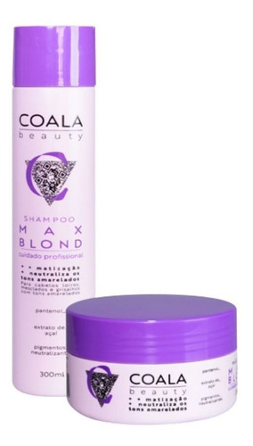 Kit Coala Max Blond Shampoomáscara