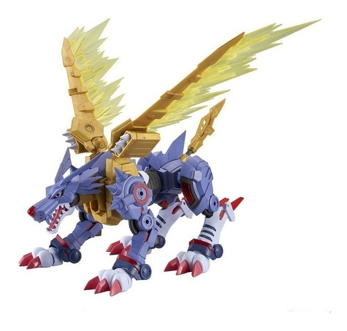 Boneco Metalgarurumon Amplified Digimon Bandai Figure Rise 