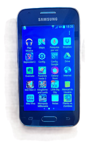 Samsung Galaxy Ace4 4 Gb Cinza, Otimo, Barato, Sem Marcas