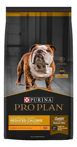 Alimento Pro Plan Optifit Reduced Calorie Para Perro Adulto De Raza Mediana Y Grande Sabor Pollo Y Arroz En Bolsa De 3 kg