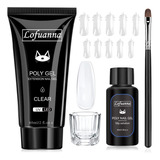 Lofuanna Kit De Unas De Poligel, 2.12 Oz, Kit De Iniciacion 