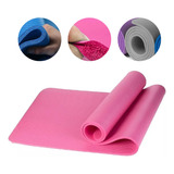 Tapete Yoga Rosa Nbr Pilates Alongamentos Anti-slip Mat 15mm