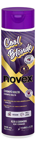  Shampoo Matizador Violeta/ Cabellos Rubios Novex Cool Blonde