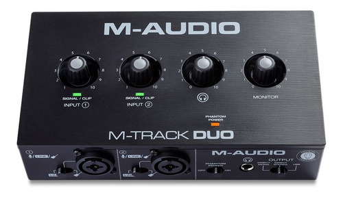 M Audio M Track Duo Generacion Nva Interfaz Placa Usb Audio