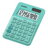 Calculadora De Escritorio Casio Ms7-uc Mini De 10 Dígitos, Color Azul