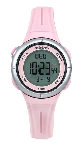 Reloj Mistral Ldx-bao Cronometro Alarma Luz 100m Wr Gemma