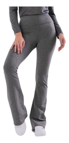 Kit 4 Calça Flare Flanelada Legging Feminina Cintura Alta