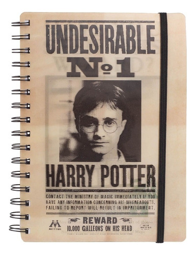 Libreta 3d Harry Potter - Sirius Black & Harry Potter