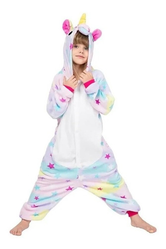 Pijama Mameluco Unicornio Infantil Disfraces Fiesta Cosplay