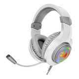 Headset Gamer Redragon Hylas White H260-rgb-w