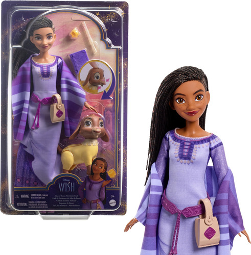 Muñeca De Moda Mattel Disney Wish Asha Of Rosas Con Accesori