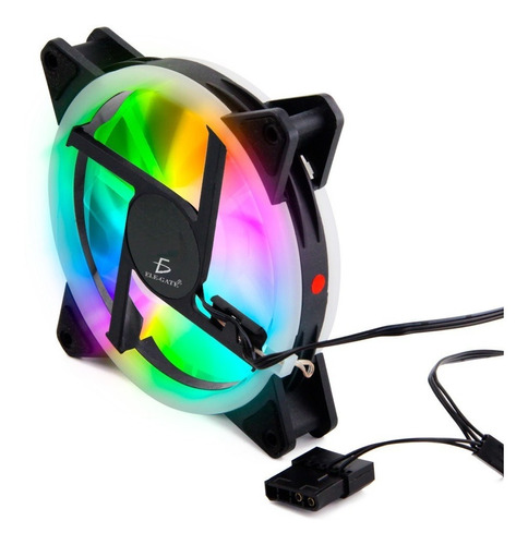 Ventilador Gamer Para Cpu Con Luz Led Rgb De Pines T3200