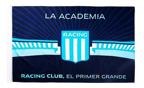 Bandera  Futbol Racing La Academia Licencia Oficial