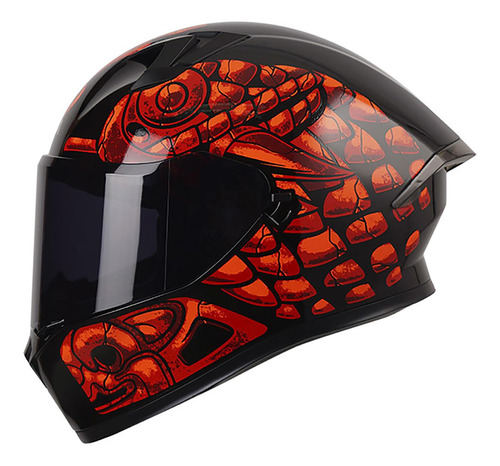 Casco Roda Course Rojo Stonesnake Mica Humo Cerrado Svs